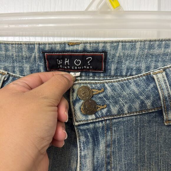 Who? Jeans company y2k vintage flare bell bottoms size 11 - Picture 4 of 7